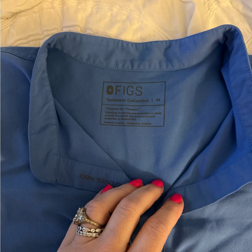 Figs Technical Collection Rafaela Sky Blue Shirt